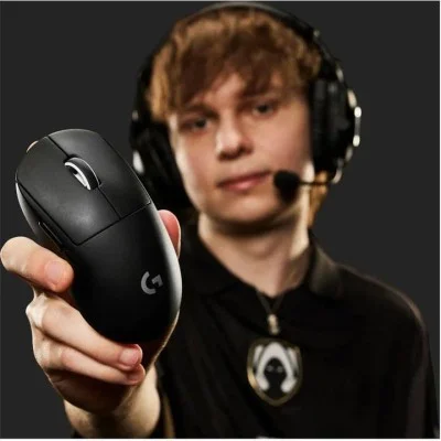 Logitech PRO X SuperLight 2 Compact Wireless Gaming Mouse - Black